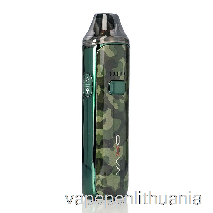Oxva X 40w Pod Sistemos Battlefield Green Vape Skystis